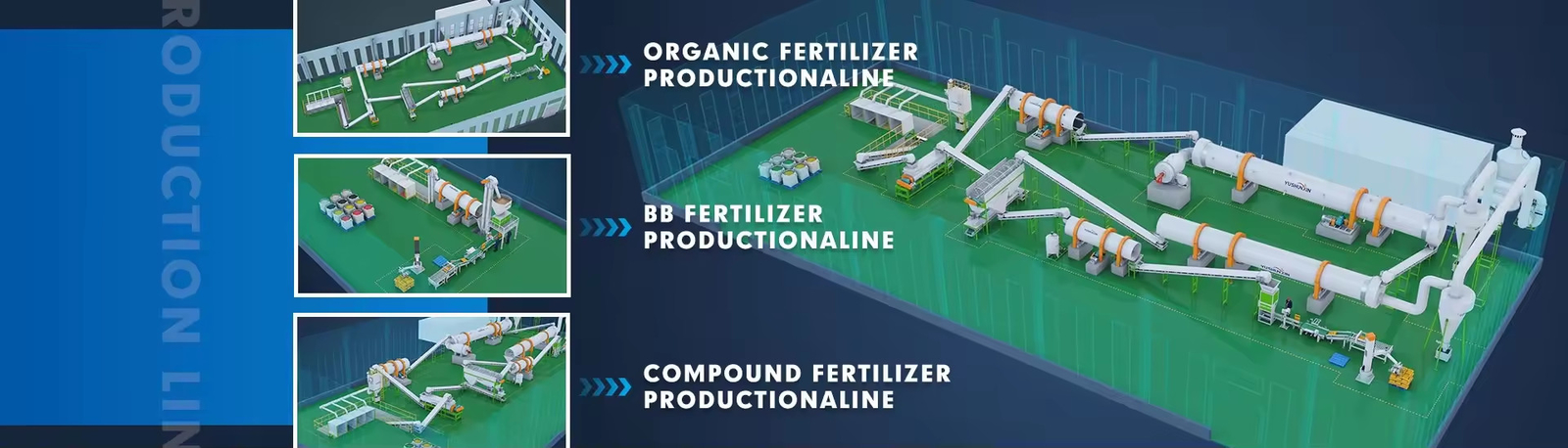 Linea di produzione di fertilizzanti