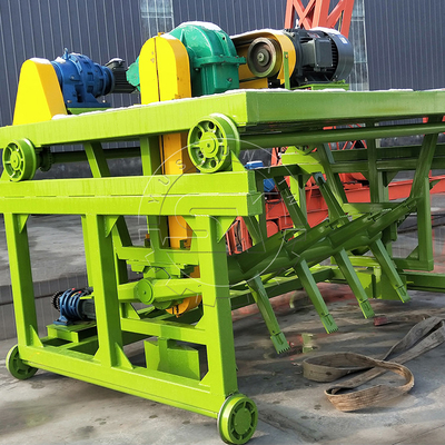 1.5kw motore mobile a scanalatura tipo compost turner per la lavorazione di letame di pollo di piccole dimensioni