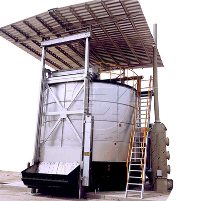 Grandi capacità concime organico completamente automatico fermentazione di mucca letame vaso con design