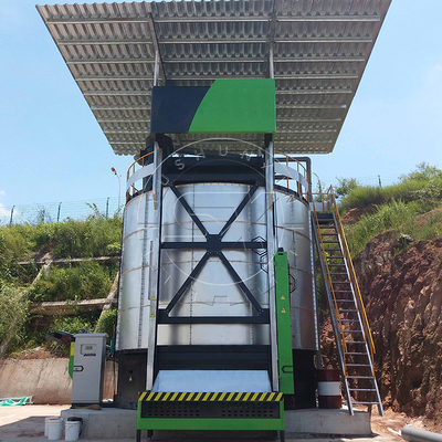 Grandi capacità concime organico completamente automatico fermentazione di mucca letame vaso con design