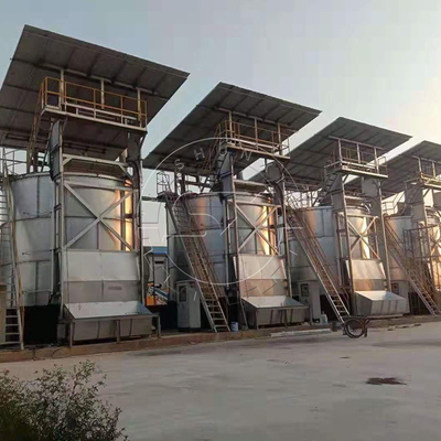 Pot di fermentazione del letame di mucca completamente automatico a 380 V di grande capacità per fertilizzanti organici