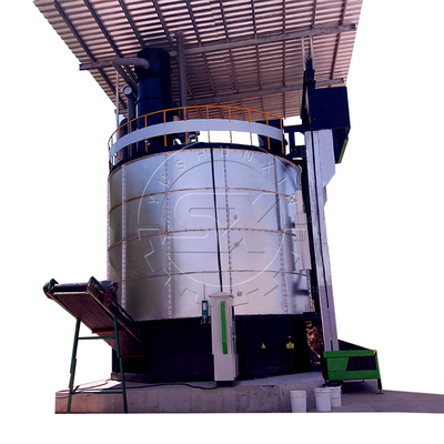 Pot di fermentazione del letame di mucca completamente automatico a 380 V di grande capacità per fertilizzanti organici
