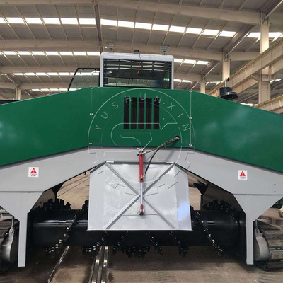 2500 KG Fermentazione professionale Letame di pollo Compost automatico Turner Fertilizzante Blender Machine