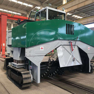 2500 KG Fermentazione professionale Letame di pollo Compost automatico Turner Fertilizzante Blender Machine