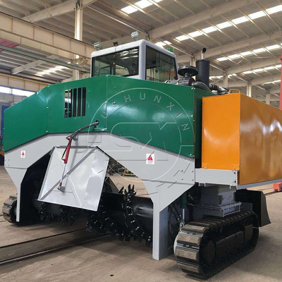 2500 KG Fermentazione professionale Letame di pollo Compost automatico Turner Fertilizzante Blender Machine