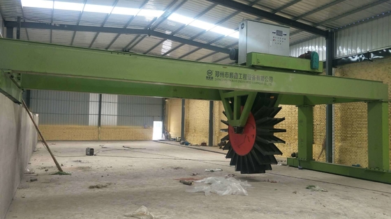 Larghezza di lavoro 10-30m Fertilizzante per compost Turner Trasforma concime di pollo in concime