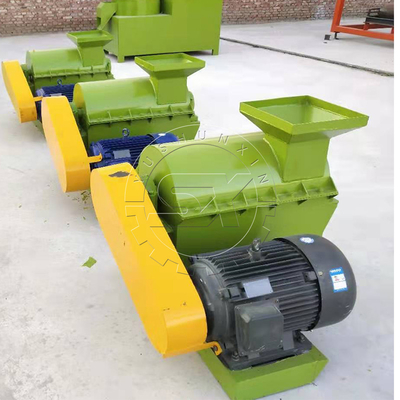 FERTILIZZATORE Tecnologia Semi umido materiale trituratore per letame di pollo di fattoria e paglia di riso