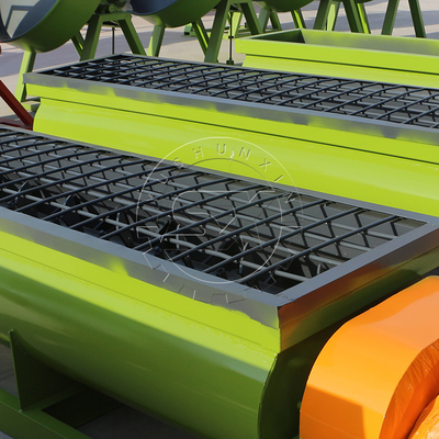 18000L miscelatore a doppio albero continuo ad alta velocità Paddle fertilizzante organico Miscelatore orizzontale