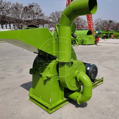 800KG-1T/H Tritatore di erba umida e secca Macchina di frantumaggio di paglia per la triturazione delle bale di paglia