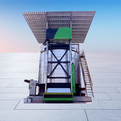 2400*2400*6900mm Reattore a compost chiuso La chiave per una gestione efficace dei rifiuti agricoli