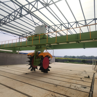 YSX Fermentazione del letame fertilizzante organico attrezzatura tipo ruota compost turner