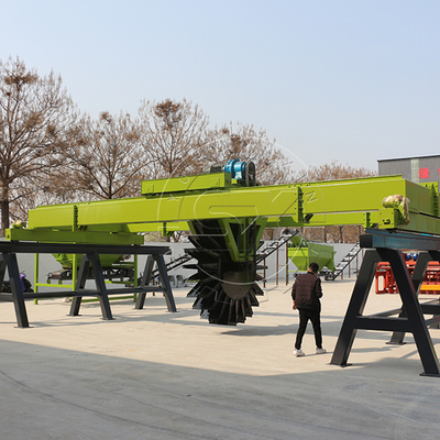 Fertilizzante organico a basso consumo energetico Tipo ruota compost turner per aziende agricole 10000 KG