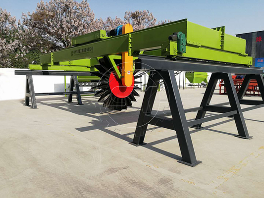 Fertilizzante organico a basso consumo energetico Tipo ruota compost turner per aziende agricole 10000 KG