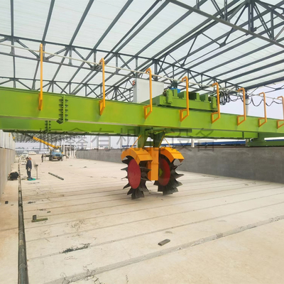 Fertilizzante organico a basso consumo energetico Tipo ruota compost turner per aziende agricole 10000 KG