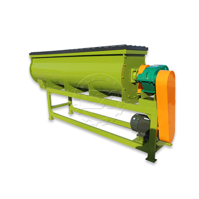 Smalcatore di letame di mucca da 3-5 t/h e miscelatore di materiali NPK per la produzione di fertilizzanti organici