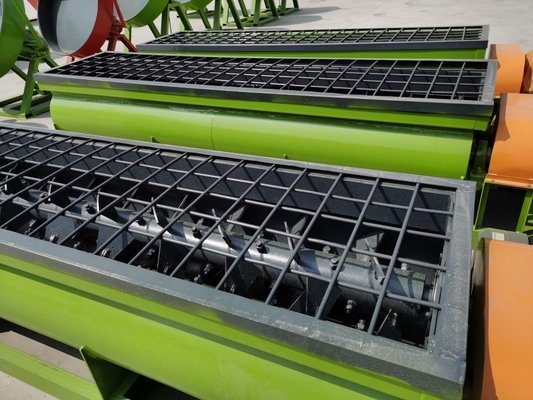 Miscelatore a doppio albero di produzione continua con miscelazione uniforme e scarico automatico