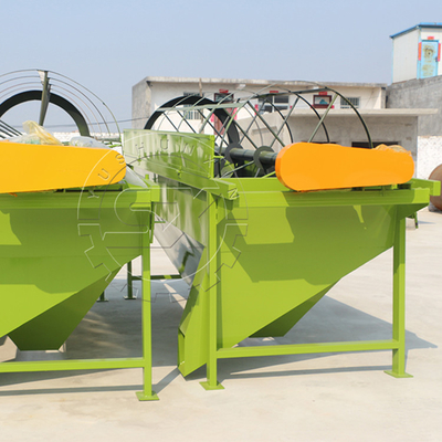 Macchina per setacciare il compost di fertilizzanti organici con teoria della pompa rotativa e colore personalizzato