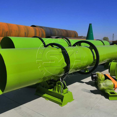 YSX 1-2T/H asciugatrice a tamburo di concime granulare automatica di piccolo modello per colore personalizzato