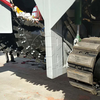 Alto livello di sicurezza Macchina di miscelazione del compost mobile per rifiuti alimentari