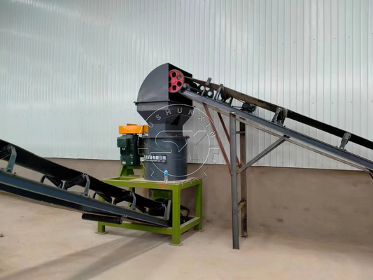Fertilizzante organico in polvere per la frantumazione efficiente della materia prima ZQ235 con frantumazione verticale