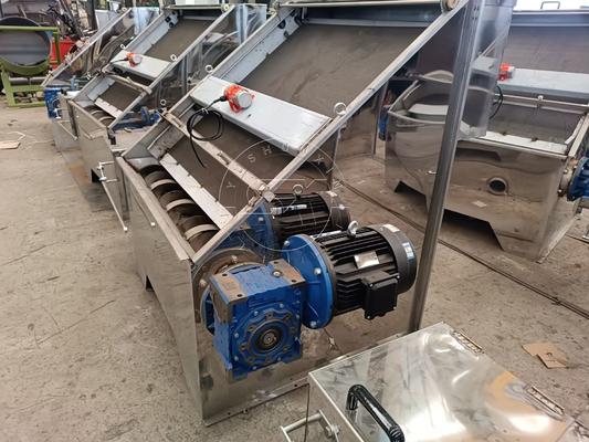 Macchina di deidratazione dei fanghi da 7 kW per l'idroesploratore di letame di mucca e la lavorazione degli scarti di biogas