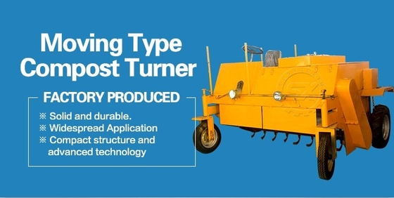2024 Una persona guida tipo mobile compost turner funzione compost materiale girare