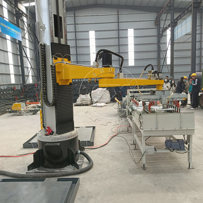 Palletizzatore robotizzato ad alta velocità azionato elettricamente per la linea di imballaggio di fertilizzanti per cartoni