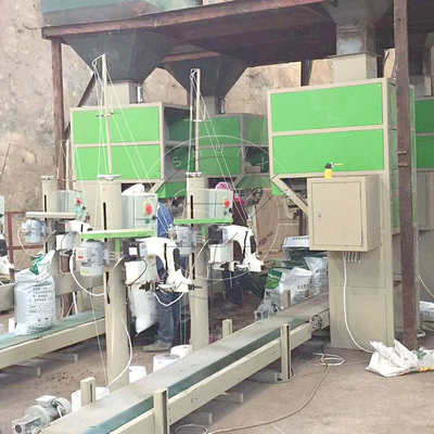 Linea di produzione di fertilizzanti con macchina di imballaggio completamente automatica e scala di imballaggio