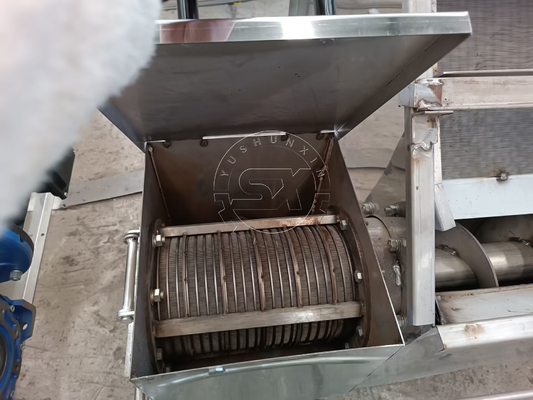 Separatore a spirale a schermo ad alta inclinazione per 20 m3/h Produzione di fertilizzanti organici
