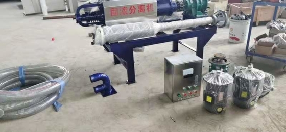 Separatore spirale di solidi e liquidi da 4 kW per la disidratazione e la produzione di fertilizzanti organici