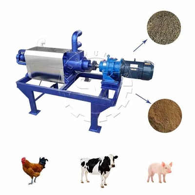 Macchina di separazione solido-liquido da 7 kW che trasforma il letame animale in fertilizzante organico