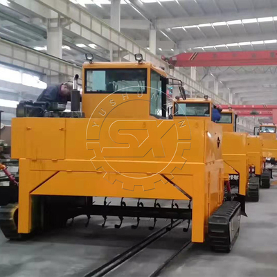 Alto livello di sicurezza YSX Agriculture Compost Turning Machine per il processo di compostaggio