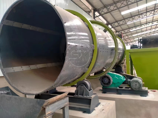 1-8 t/h Capacità attrezzature di produzione di granuli di MSW per la linea di produzione di fertilizzanti organici