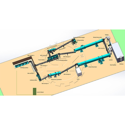 NPK Chemical Urea Fertilizer Production Line Granules Making Machine for Fertilizer (Linea di produzione di fertilizzanti chimici all'urea)