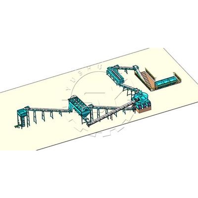 NPK Chemical Urea Fertilizer Production Line Granules Making Machine for Fertilizer (Linea di produzione di fertilizzanti chimici all'urea)