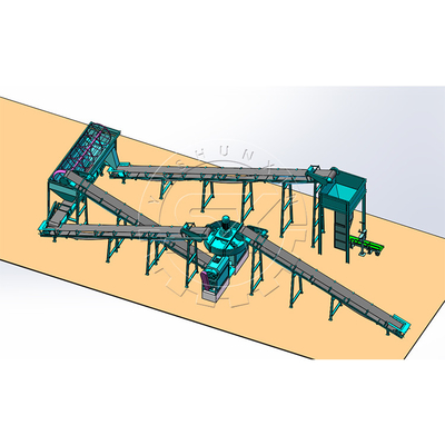 NPK Chemical Urea Fertilizer Production Line Granules Making Machine for Fertilizer (Linea di produzione di fertilizzanti chimici all'urea)
