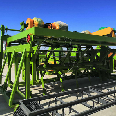 Potente macchina di tornitura a doppia vite per segatura a profondità di 1,6 metri con potenza di 20 kW
