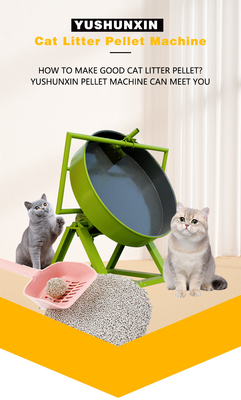 150 kg/h di potenza Granulatore per lettiera per gatti di bentonite ad alta efficienza di lavoro per uso industriale