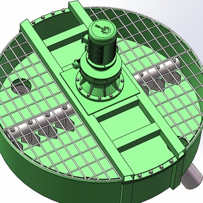 1.5-18.5kw Motor YSX Pan Pelletizing Cat Sand Making Machine Plant per il raggruppamento rapido