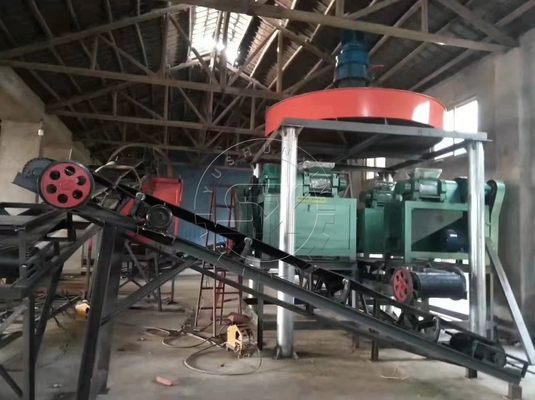 2000 kg/h di uscita YSX NPK Granulatore/compattatore a doppio rullo per il metodo di granulazione a secco