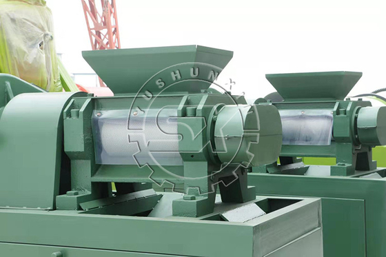 Granulatore di estrusione a polvere secca a doppio rullo di facile impiego con potenza di 3000 kg/h