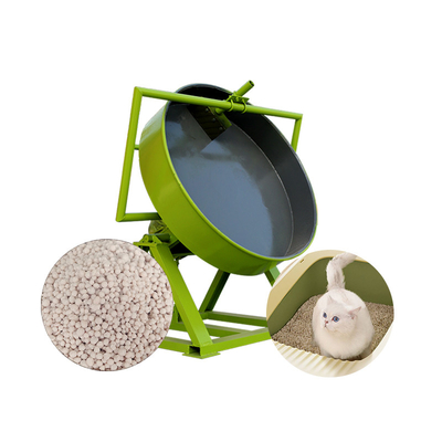 1Granulatore a disco da 0,5 kW per la macchina di produzione di granuli di bentonite per lettiera per gatti YSX