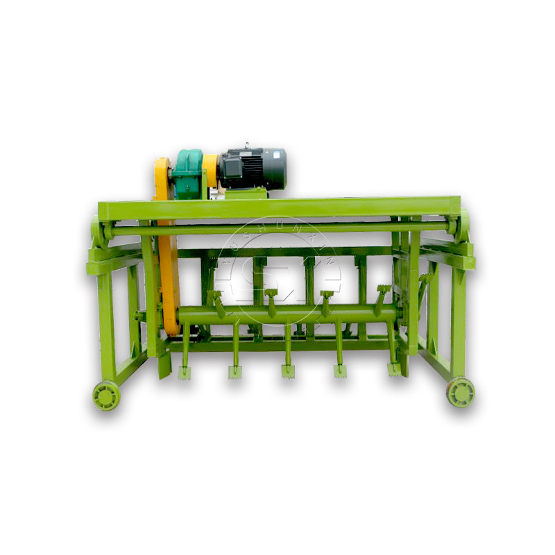 0.75kw Lifting Motor Trough Type Compost Composting Machine per la fermentazione rapida
