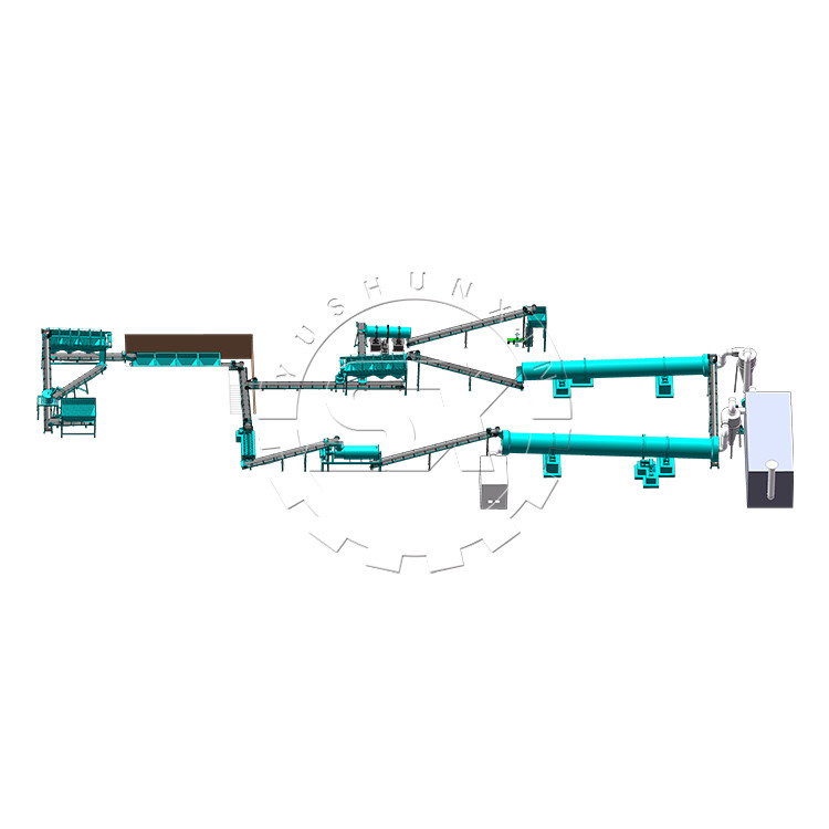 NPK Chemical Urea Fertilizer Production Line Granules Making Machine for Fertilizer (Linea di produzione di fertilizzanti chimici all'urea)