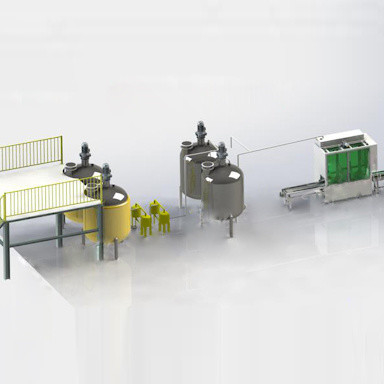 Macchina per la produzione di fertilizzanti liquidi ad alta capacità con potenza di 55 kW e capacità da 1 a 8 t/h