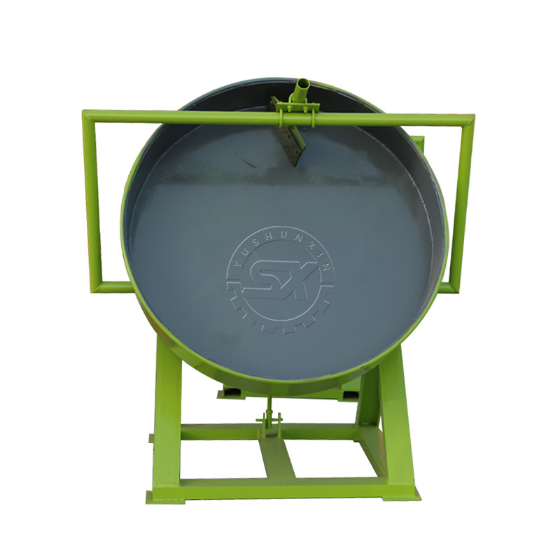 Granulatore a disco per la fabbricazione di granuli di fertilizzante a partire da letame animale 1000 kg/h